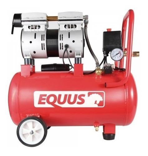 Compresor Equus 1hp 24l Sin Aceite Silencioso 600w - Ynter