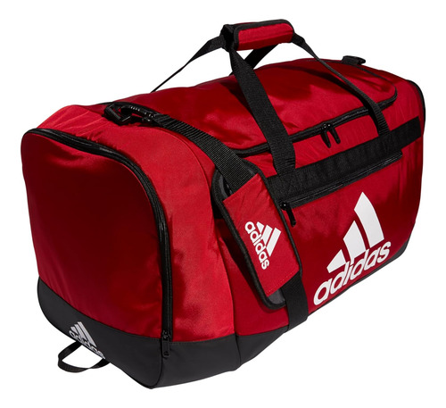 Bolso De Viaje adidas Defender 4.0, Resistente, Rojo Grande