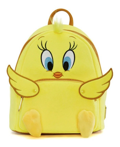 Imagen 1 de 3 de Loungefly Mini Backpack Looney Tunes Tweety Warner Bros Color Amarillo
