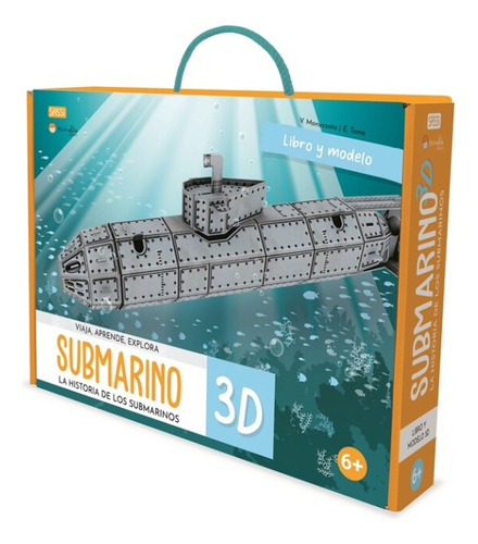 Construye El Submarino 3d, De Valentina Manuzzato. Editorial Manolito Books, Tapa Blanda En Español, 2023