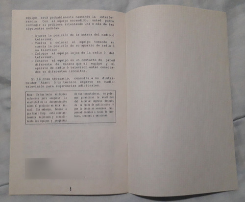 Manual Para Grabadora De Programas Atari Xc 12 (Usado)