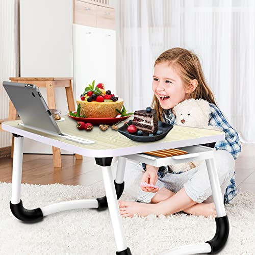 Zapuno Laptop Lap Desk, Bandeja De Mesa Plegable Para Laptop