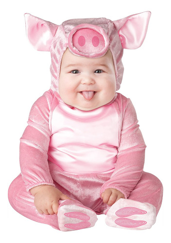 Disfraz De Lil Piggy Para Bebé Niño 0/6mo.