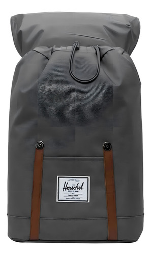 Mochila Herschel Retreat Gargoyle Gris Diseño De La Tela Liso