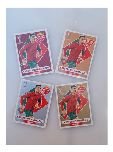 Ronaldo Legend Extra Sticker Qatar 2022 Panini X 4 - Todos!!