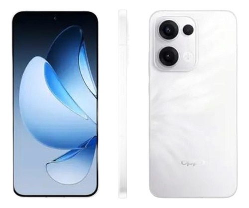 Reno 13 512 GB, blanco, 5 g, 12 GB, RAM 6.67, 50 MP, color plateado y plateado