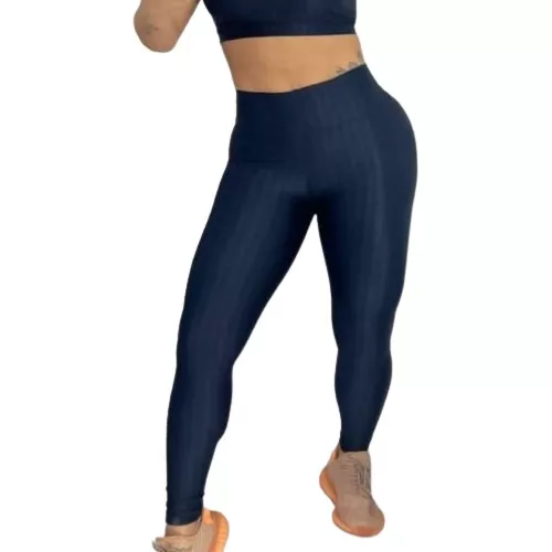 Calça Modeladora Legging 3D Academia Não transparente e a pronta entrega