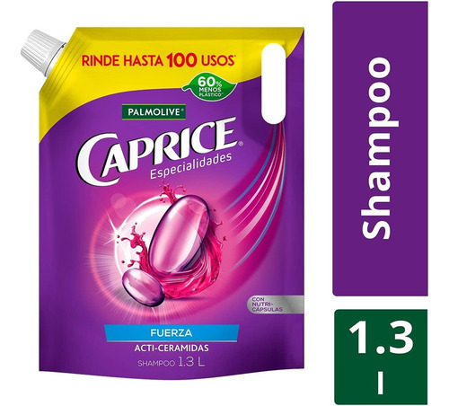 Shampoo Caprice Palmolive Specialties Fuerza Y Brillo 1.3lts