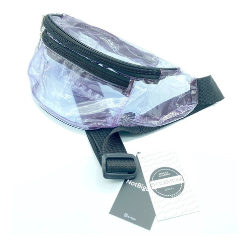 Imagen 2 de 9 de 20 Cangureras Transparentes Notbigdeal Negro Unisex