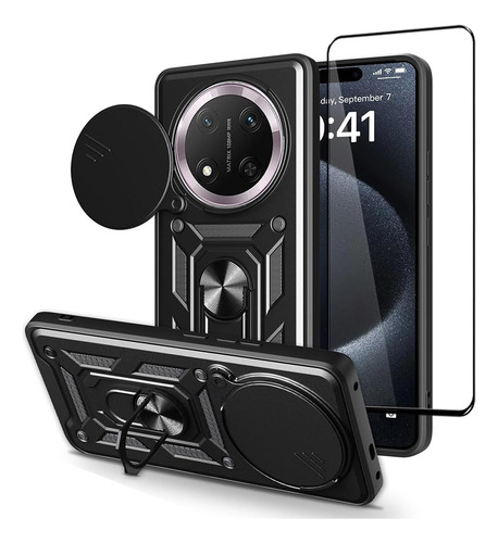 Rudo Uso Case Para Honor Magic 7 Lite / X9c Carcasa+10d Mica