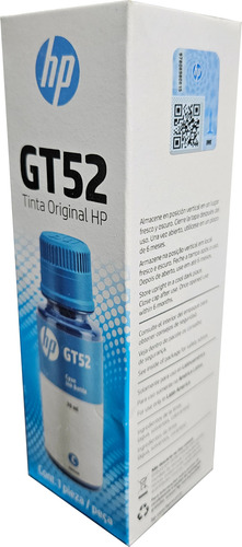 Tinta Original Hp Gt52 Cian M0h54al Cian