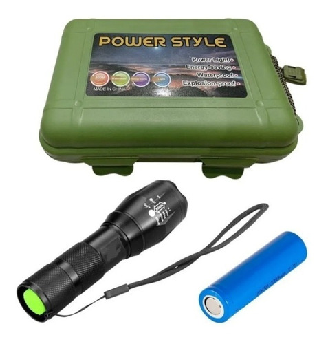 Set Linterna Power Style Cree L2012 1200 Lumens Bajo Consumo