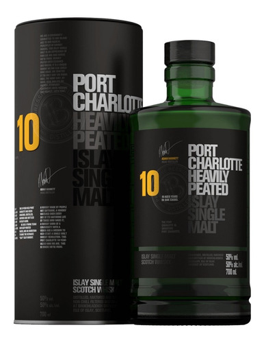 Imagen 1 de 1 de Whisky Port Charlotte Single Malt 10 Años- Casaotamendi