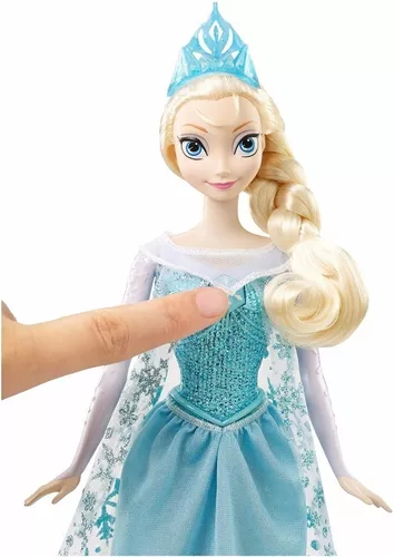 Boneca Princesa Disney - Elsa Musical - Canta Livre Estou - Frozen - 100  Anos - 30 cm - Mattel - superlegalbrinquedos