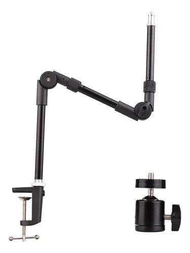 Logitech - Trípode ligero para cámara web para smartphone, Logitech Webcam  C920 C922, soporte de trípode para cámara pequeña, soporte de mesa (negro)