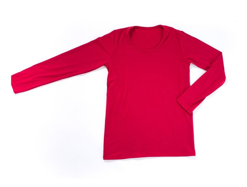 10 Remera Basica Manga Larga Mujer Modal Premium (por Mayor)