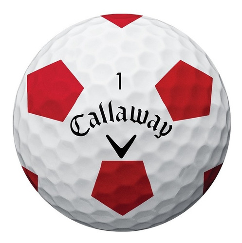 Kaddygolf Pelotas Golf Callaway Chrome Soft X Truvis Red