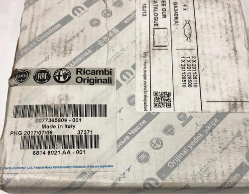 Imagen 3 de 5 de Pastillas Traseras Original Fiat Bravo Sport 1.4t 2008-2014