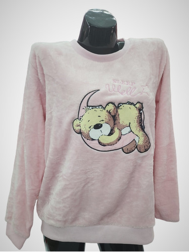 Pijama Plush De Oso En La Luna De Invierno 