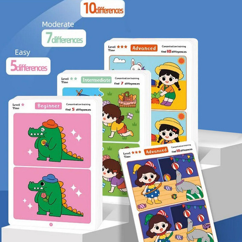 Diferentes Tarjetas De Imágenes, Game De Libros De
