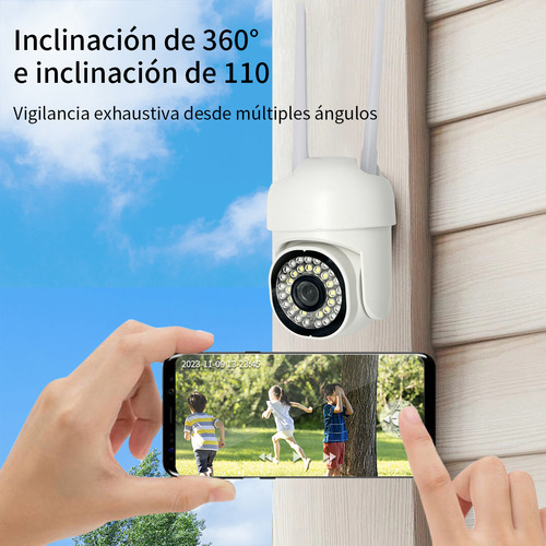 Cámara Baby Monitor Bebes Micrófono Visión Nocturna Blanco