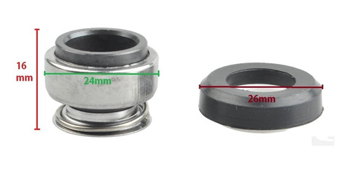 Imagen 2 de 9 de Sello Mecanico/ Retén Para Bomba Agua Periferica 1/2 Hp 12mm