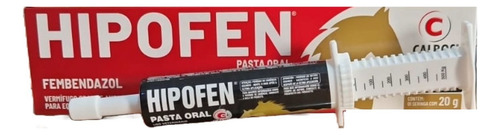 Hipofen Vermífugo Para Equinos Éguas Potro - Pasta Oral 20g