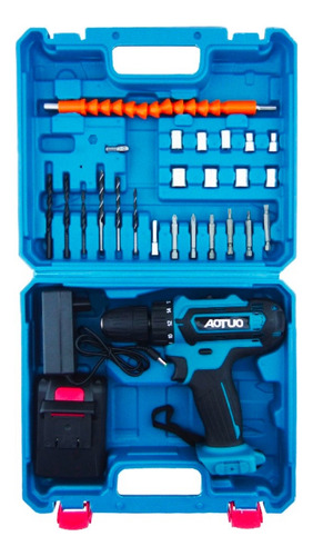 Taladro Portátil 36 Watt Recargable Con 24 Accesorios