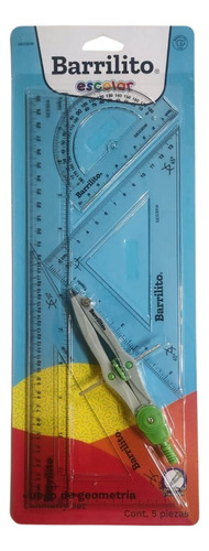 Juego Geométrico Escolar Barrilito Modelo Geo30w