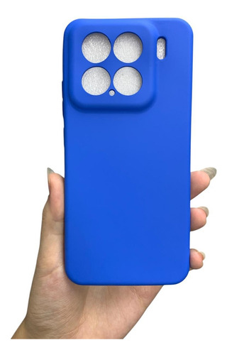 Funda Silicona Silicone Case Para Xiaomi 15 Azul Francia