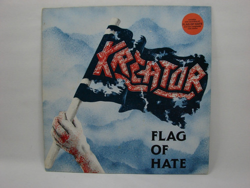 Vinilo E. P. Kreator Flag Of Hate 1986 Ed Alemania