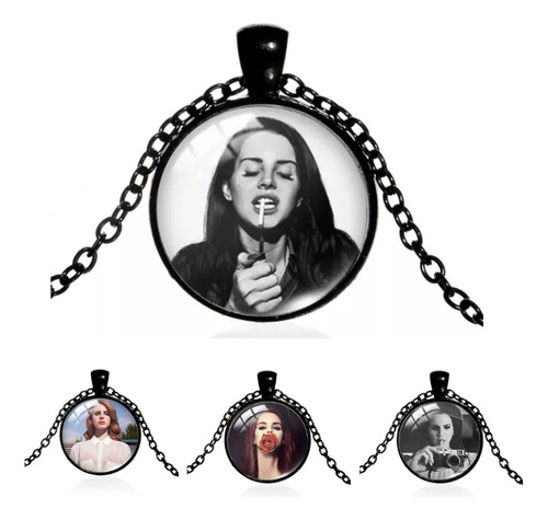 Collar Lana Del Rey  Pop Regalo Mujer Moda Colgante Cadena