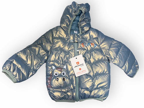 Campera Inflable Niños Importada Tela Metalizada