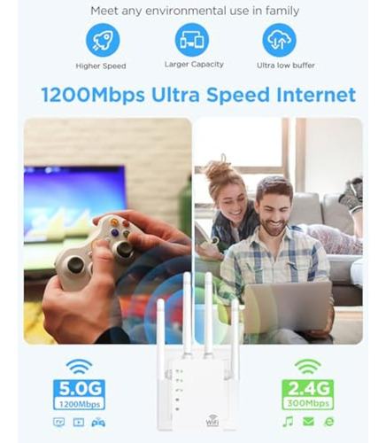 Extensores Wifi Amplificador De Señal Para El