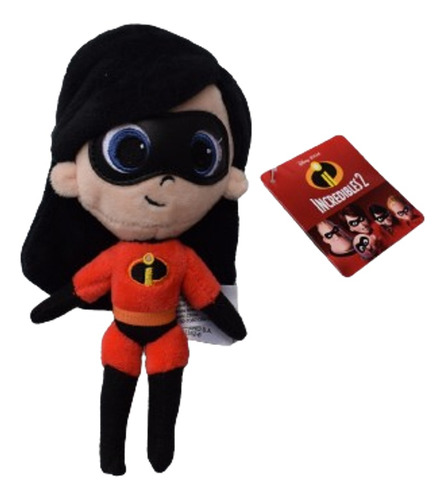 Peluche Muñeco Incredibles 2 Wabro 20 Cm Helen Dash Violet 