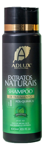 Shampoo Adlux Argila Branca 300ml Extratos Naturais Terapia