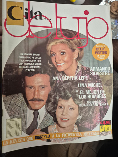 Ana Bertha Lepe, Armando Silvestre Fotonovela Cita De Lujo (Usado)