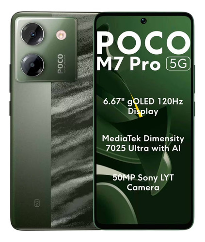 Xiaomi Poco M7 Pro 5g 256/8ram 2025 Xiaomi Poco M2012k11ag Verde