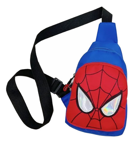 Mochila De Hombro Cruzada Para Niños Spider-man Hombre Araña Practica 