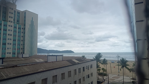 1 Dormitório Em Prédio Frente Mar Guilhermina Praia Grande Sp.