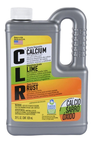 Clr Cleaner Limpiador Cal/sarro/óxido Todo Uso Import 828ml