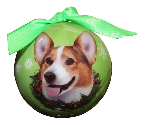 Welsh Corgi Christmas Ornament Bola A Prueba De Roturas