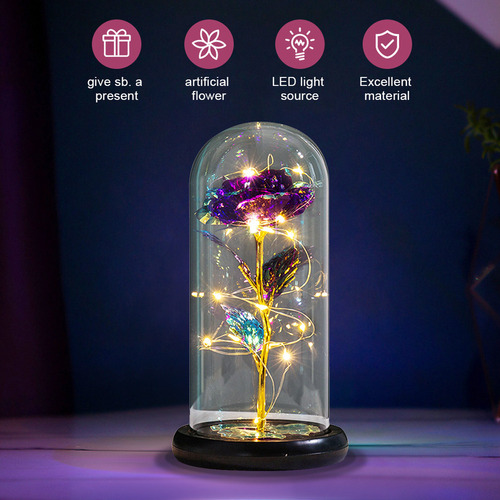 Lámpara Flores Rosas Artificiales, Regalo Para Mamá Y Novia