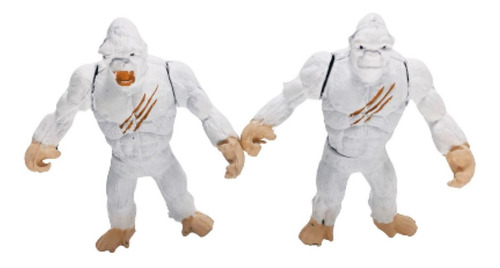 Rampage Figuras Bootleg 2pzs George The Gorilla Albino White