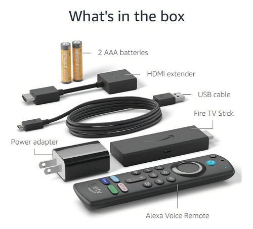 Amazon Fire Tv Stick de tercera generación, negro