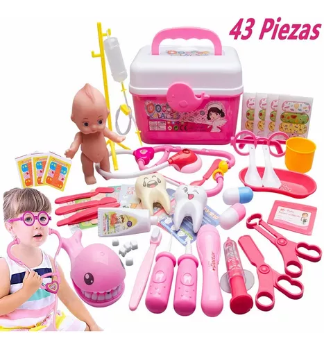 Muñecas para niñas regalos juguetes 3,6,9 años doctora muñecas toy  Interactive