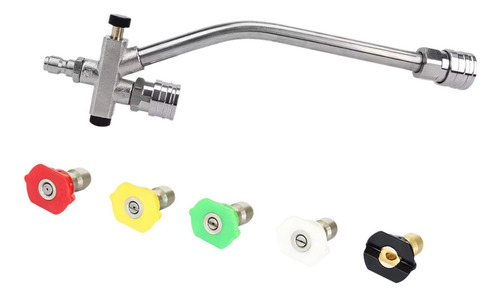 Accesorio De Conector Doble Rociador De Espuma Con 5