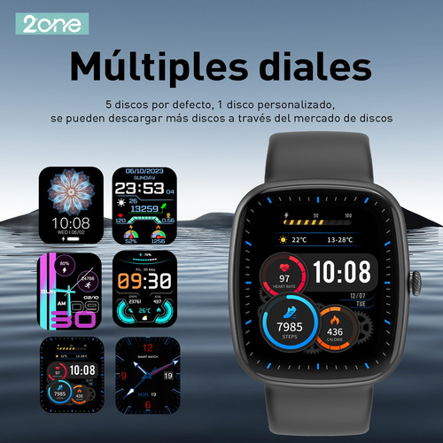 2one S01 Smartwatch 1.83in Reloj Inteligente Mujer/hombre
