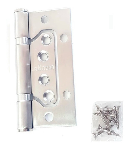 Bisagra Omega 100 X 75 X 2 Mm Acero Inoxidable Encolizada