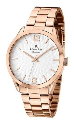 Relógio Champion Feminino Elegance Gold Rosê Cn24708z